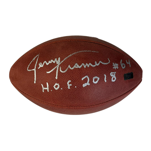 Jerry Kramer Autographed Authentic Duke Football w/ HOF 2018