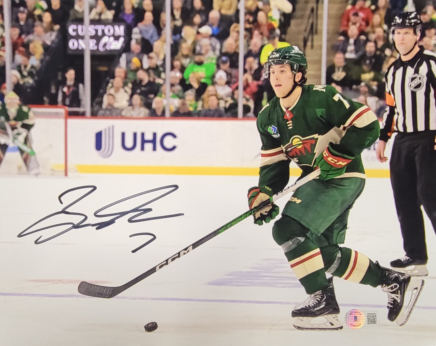 Brock Faber 'Green Jersey' Signed 11x14 Photo #4