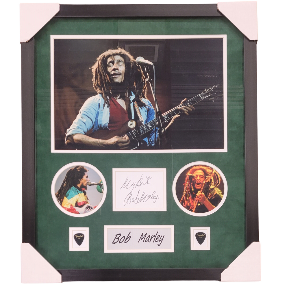 Bob Marley Framed Display
