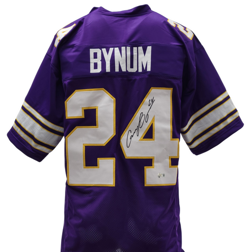 Cam Bynum Signed Custom Throwback Football Jersey