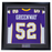 Chad Greenway Signed & Professionally Framed 1/2 Size Custom Purple Football Jersey