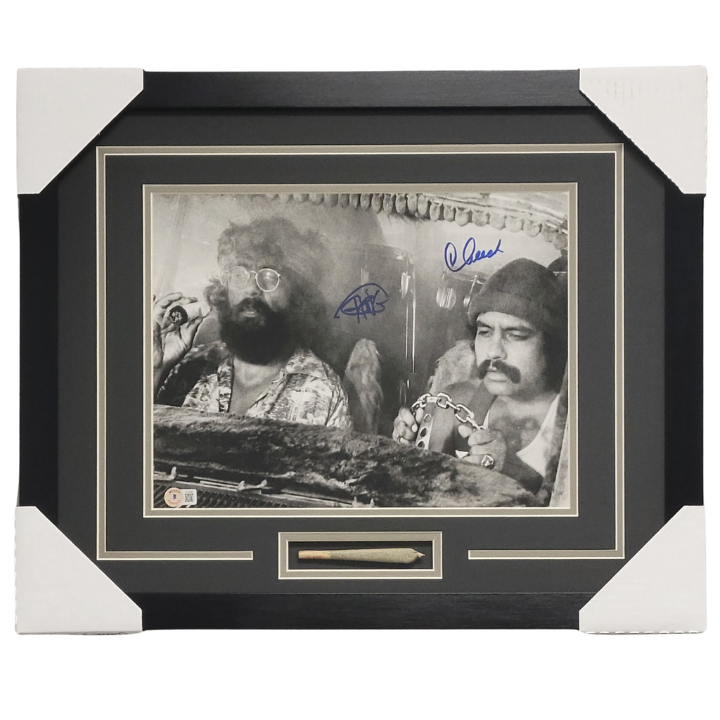 Cheech and Chong popular Signed Framed Photo 16x20