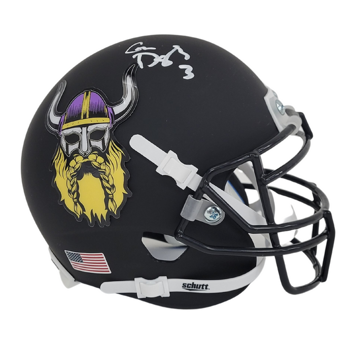 Cameron Dantzler Signed Minnesota Vikings Beard Mini Helmet