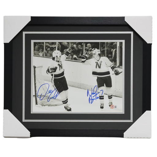 Dino Ciccarelli & Neal Broten Signed & Professionally Framed 11x14 Photo