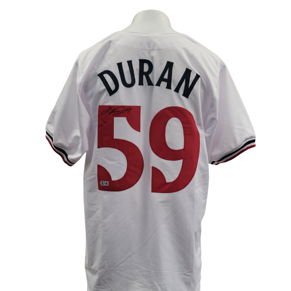 Jhoan Duran Signed Custom White Baseball Jersey