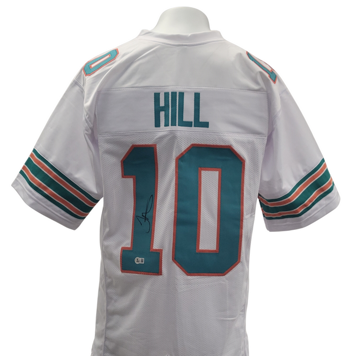 Tyreek Hill Signed Custom White Football Jersey