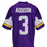 Jordan Addison Signed Custom Purple Football Jersey