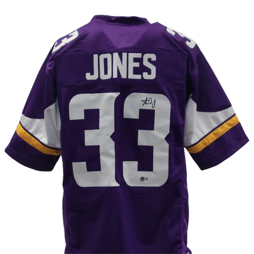 Aaron Jones Signed Custom Purple Football Jersey