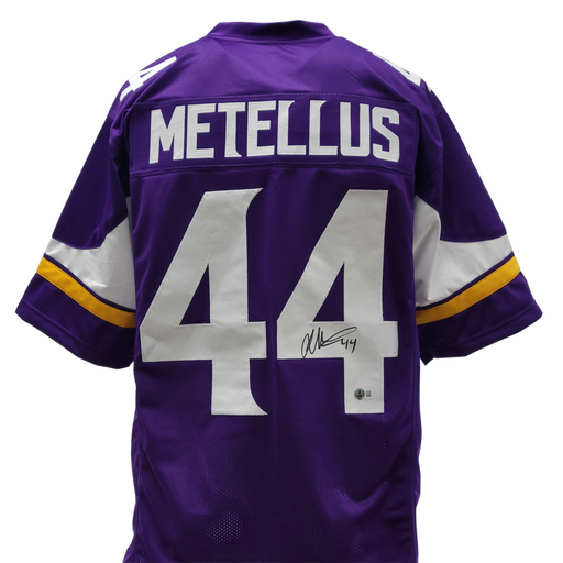 Josh Metellus Signed Custom Purple Football Jersey