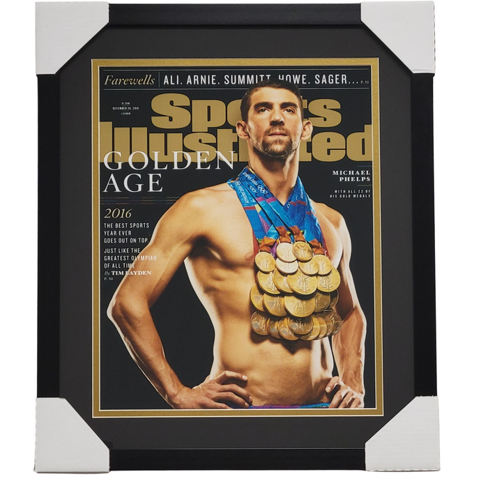 Michael Phelps Professionally Framed 16x20 Display