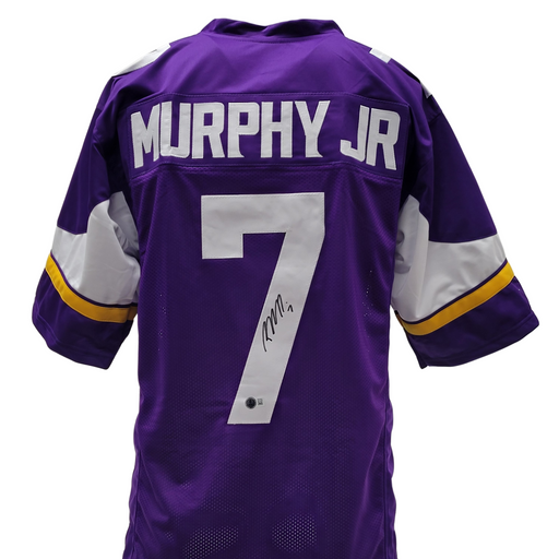 Byron Murphy Jr. Signed Custom Purple Football Jersey