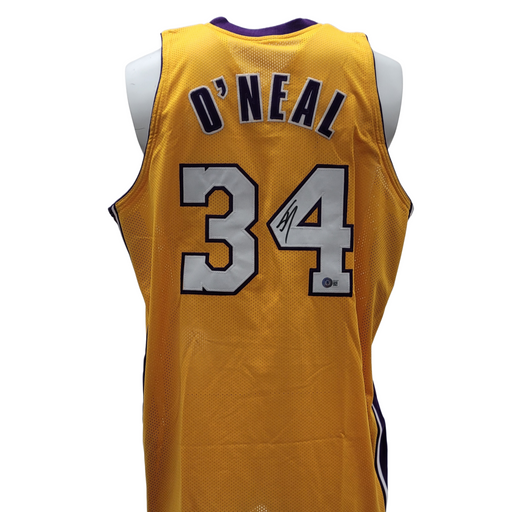 Shaquille O'Neal Signed Custom Yellow Jersey