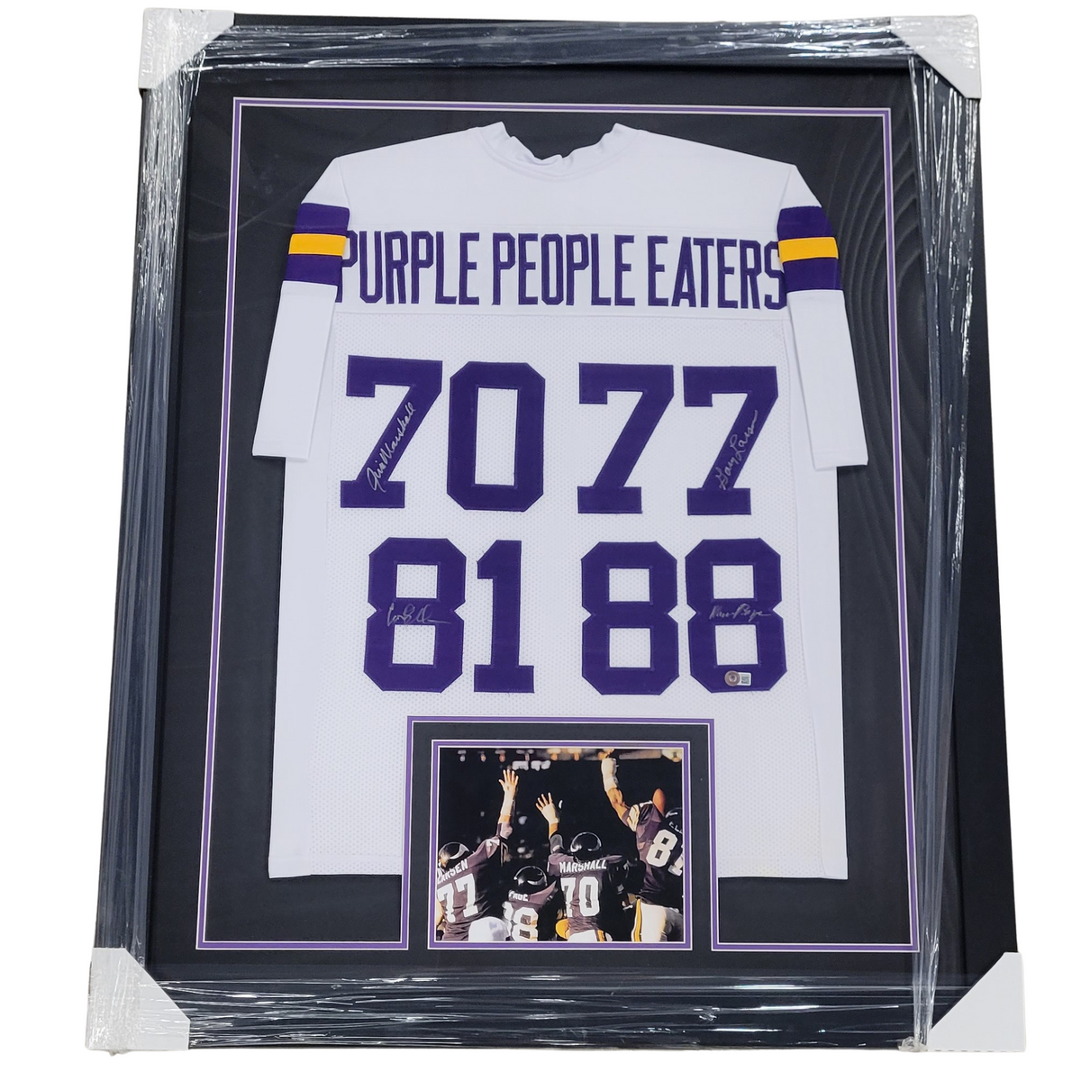 Purple People Eaters Signed & Professionally Framed Custom Purple