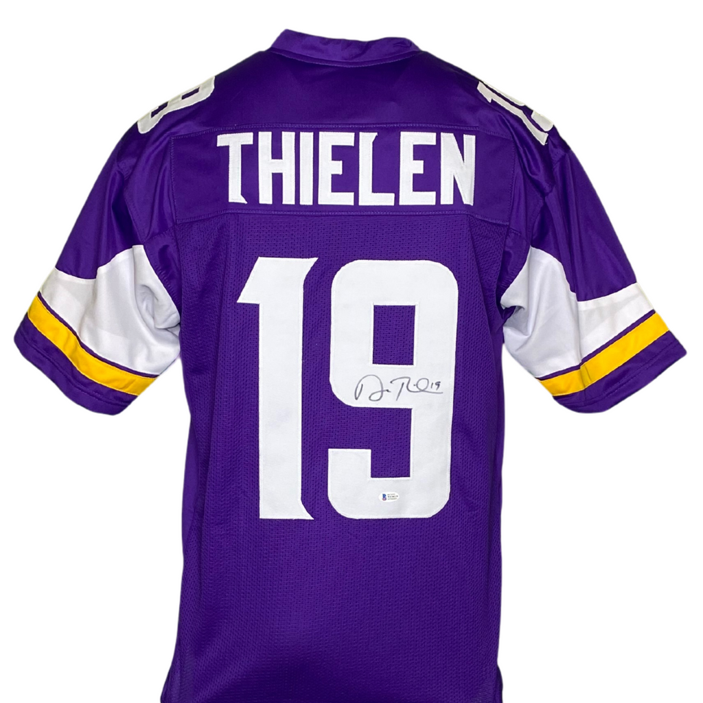 Adam Thielen Signed Carolina Panthers Jersey JSA Size XL