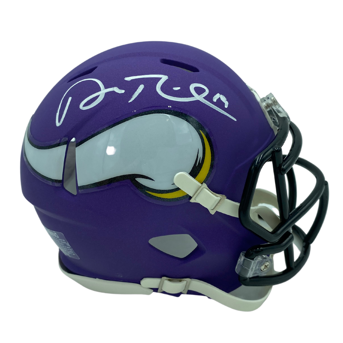 Adam Thielen Signed Vikings Custom Satin Gold Full-Size Helmet