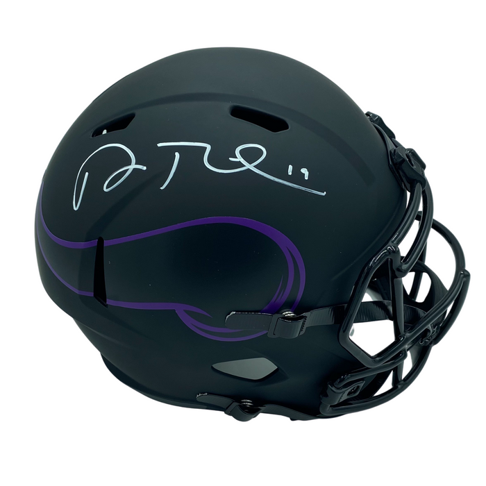 Adam Thielen Signed Minnesota Vikings Speed Eclipse Rep Helmet