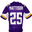 Alexander Mattison Signed Custom Purple Football Jersey