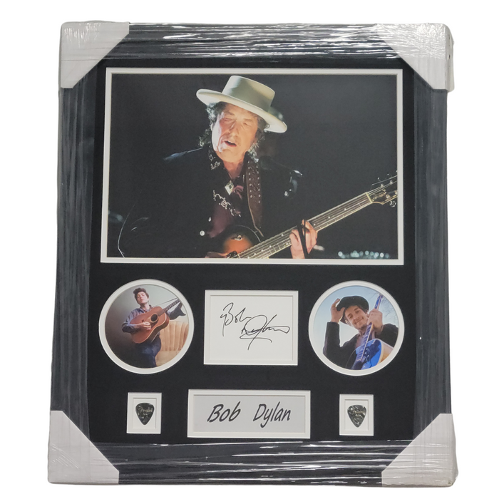 Bob Dylan Framed Replica Signature Display