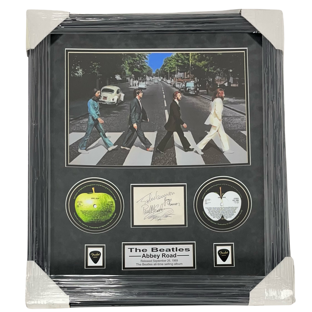 The Beatles Framed Replica Signature Display