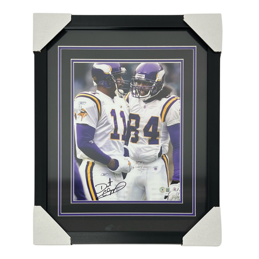 Daunte Culpepper with Moss Signed & Professionally Framed 11x14 Photo
