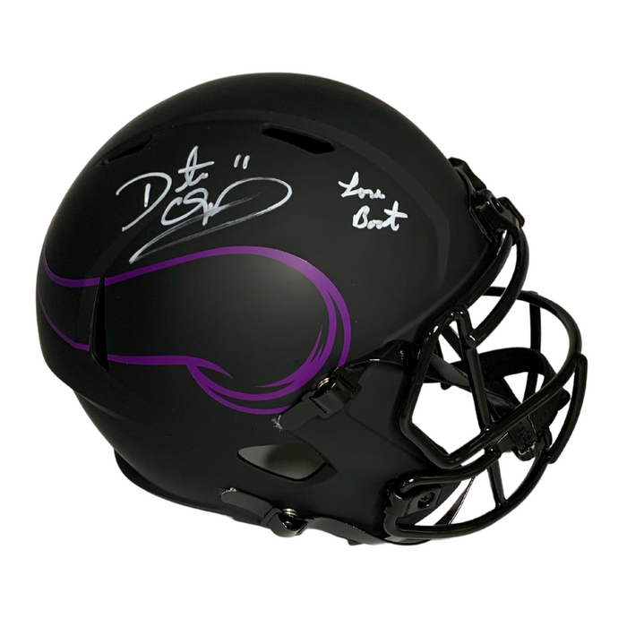 Daunte Culpepper Signed Minnesota Vikings FS Eclipse Rep Helmet w/ 'Love Boat'