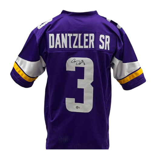 Cameron Dantzler Signed Custom Purple #3 Football Jersey