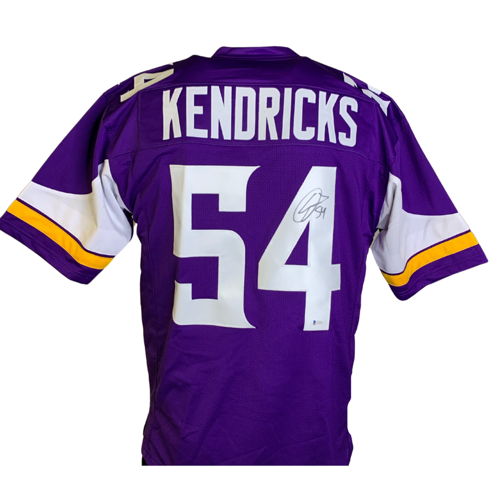 TSE Shop Eric Kendricks Signed Custom Purple Football Jersey