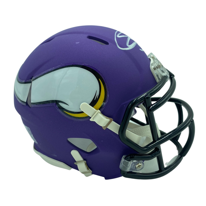 Eric Kendricks Signed Minnesota Vikings Purple SPEED Mini Helmet