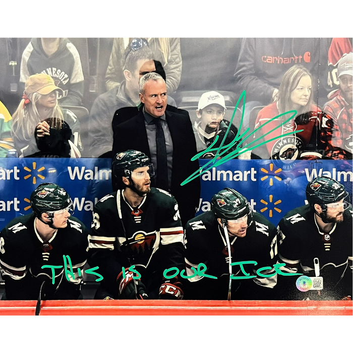 Dean Evason Signed 11x14 Photo w/ 'This is Our Ice'