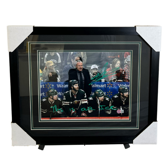 Dean Evason Signed & Professionally Framed 11x14 Photo w/ 'This is Our Ice'