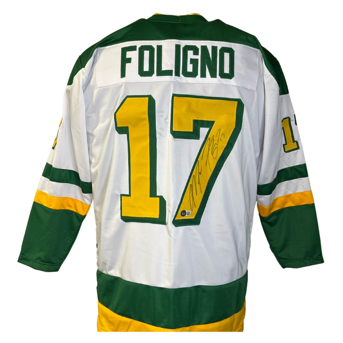 Marcus Foligno Signed Custom Retro Hockey Jersey
