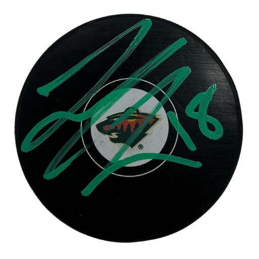 Mike Eruzione Autographed USA Hockey Logo Puck