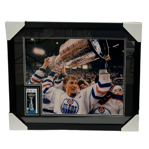 Wayne Gretzky Professionally Framed 16x20 Replica Ticket Display