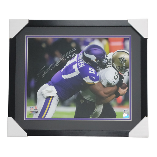 Everson Griffen Signed QB Sack & Professionally Framed 16x20 Photo