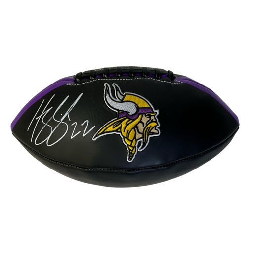 Harrison Smith Signed Minnesota Vikings Black Logo Football