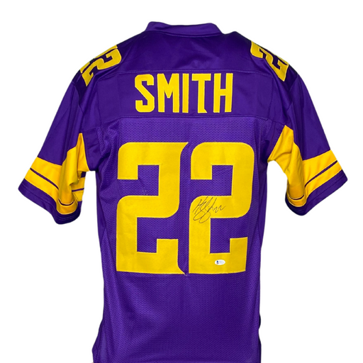 Nike Minnesota Vikings No22 Harrison Smith Black Men's Stitched NFL Limited 2016 Salute To Service Jersey