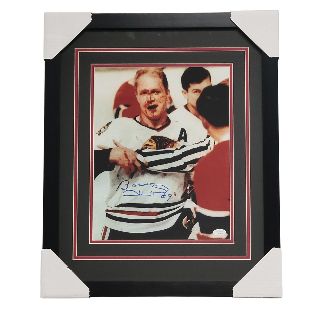 Bobby Hull Signed & Professionally Framed 11x14 Photo