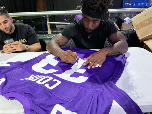 Dalvin Cook Signed & Professionally Framed Nike Purple Football Jersey —  Elite Ink