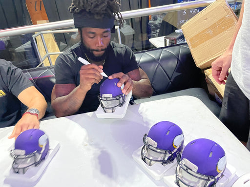 Dalvin Cook Signed Minnesota Vikings Speed Mini Helmet