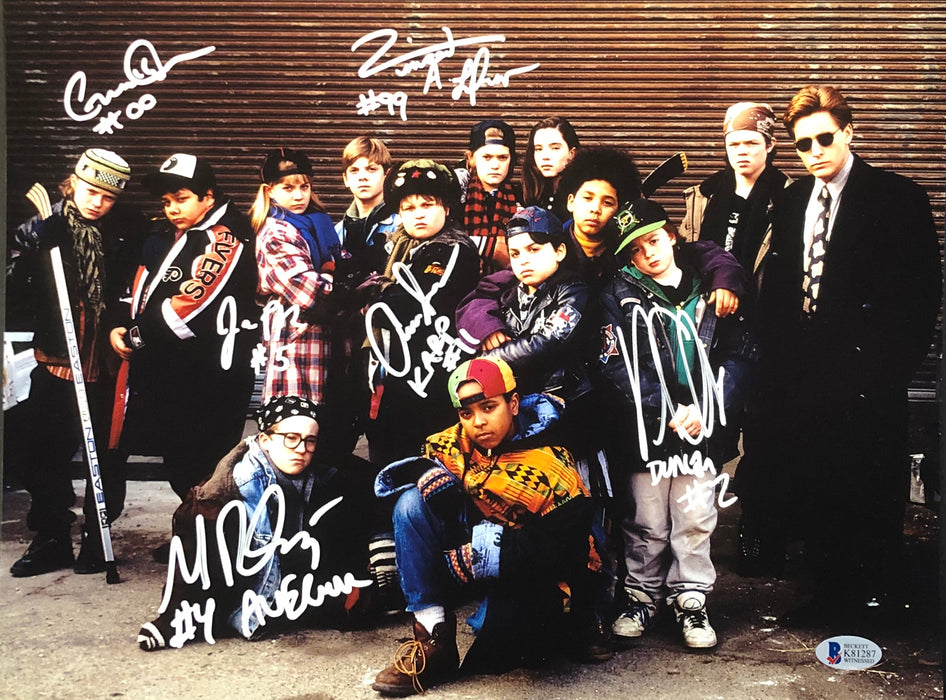 The Mighty Ducks Cast Autographed 11x14 Photo