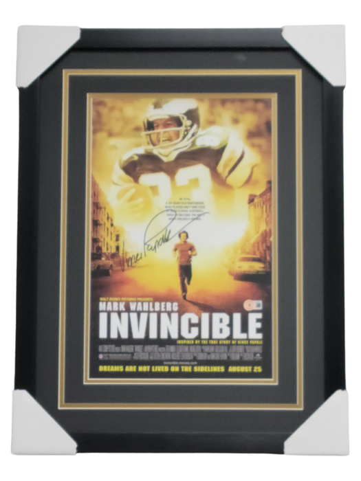 Vince Papale Signed & Professionally Framed 11x17 Movie Poster