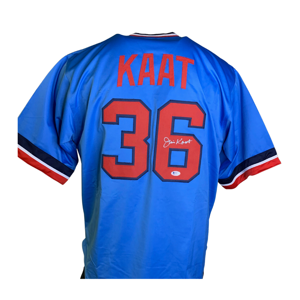 Jim Kaat Signed Custom Blue Jersey