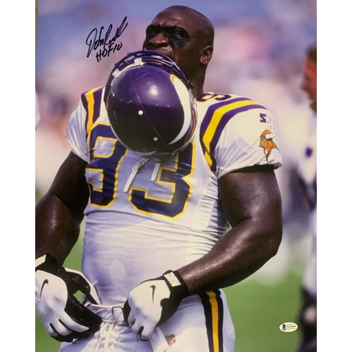 Minnesota Vikings John Randle Custom Signed Purple Jersey