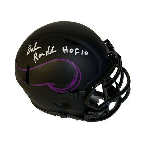 John Randle Signed Eclipse Mini Helmet w/ 'HOF 10'