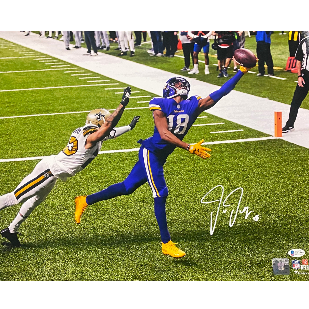 Fan HQ - PRE-ORDER: We're taking orders for Justin Jefferson autographed  8x10s and 16x20s of the catch against the Bills yesterday! All orders due  12/2. ORDER HERE