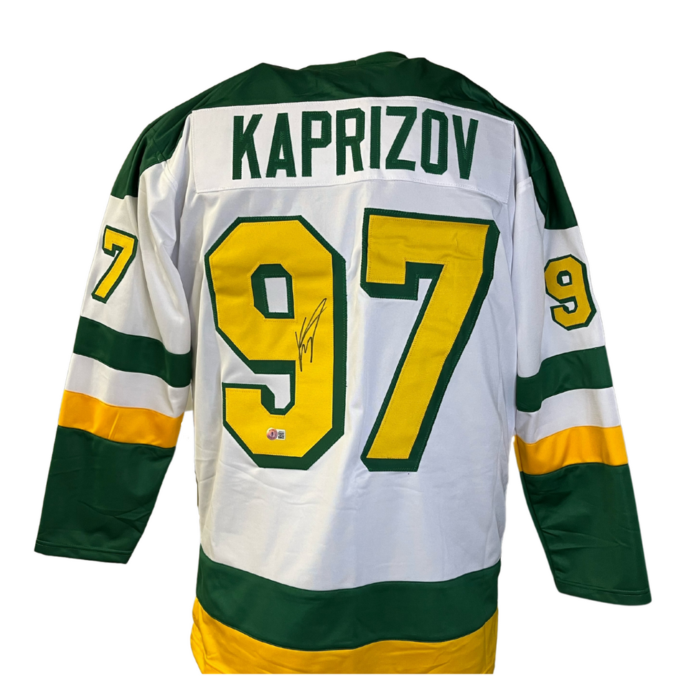 Custom Design Minnesota Wild 97 Kaprizov Ice Hockey Uniform