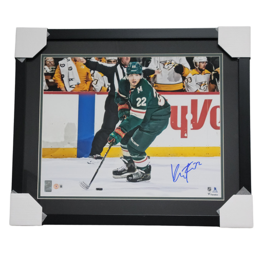 Kevin Fiala Home Jersey Signed & Professionally Framed 16x20 Photo