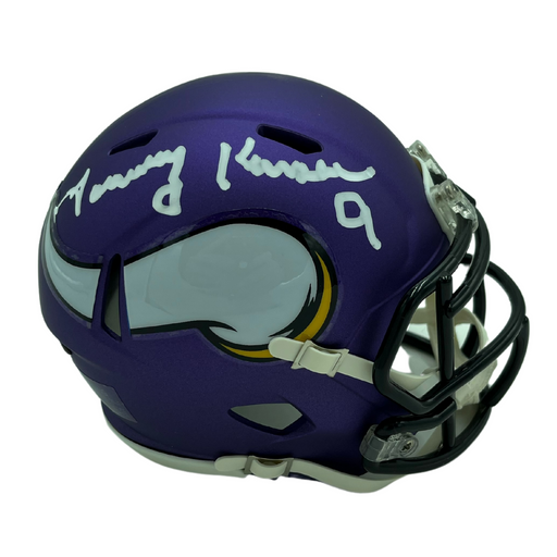 Tommy Kramer Signed Speed Mini Helmet