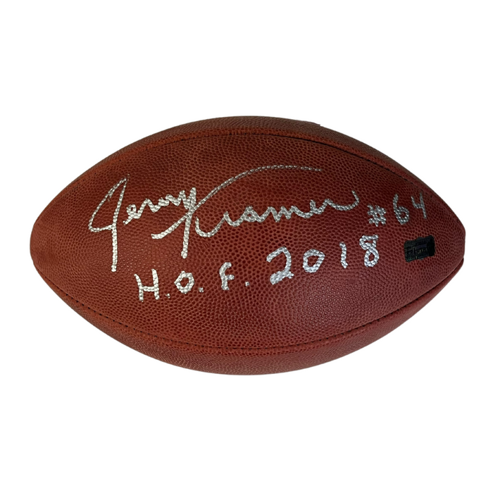 Jerry Kramer Autographed Authentic Duke Football w/ HOF 2018