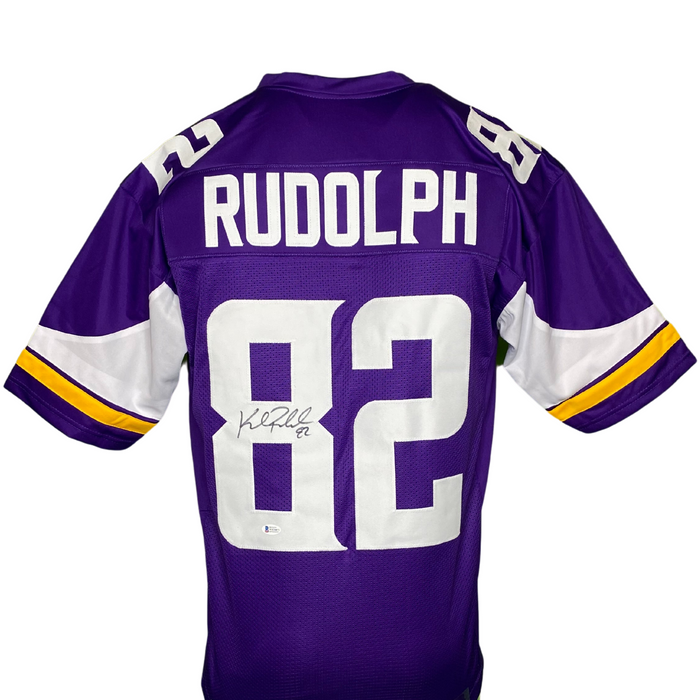 Kyle Rudolph Signed Custom Purple Football Jersey